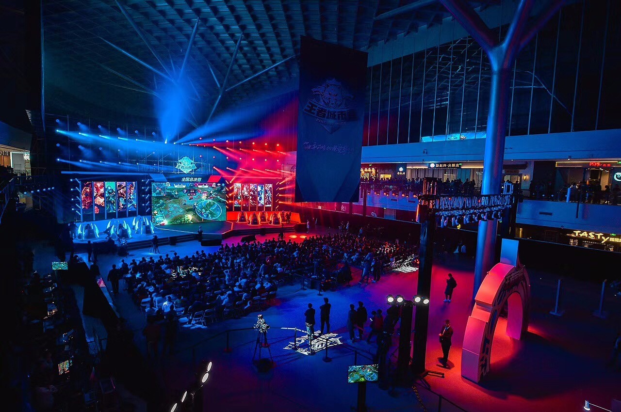 电竞赛场全景